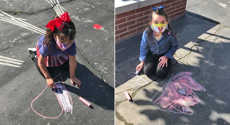 Slider-Chalk Drawings